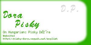 dora pisky business card